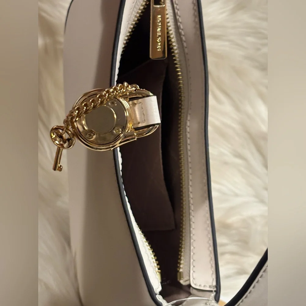 Michael Kors Lyra Small Leather Pochette NWT